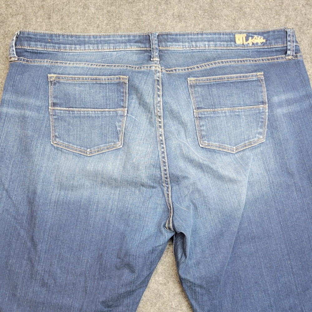 Kut from the Kloth Jeans Womens 22W Blue Denim Annie Boyfriend Streetwear Grunge - Picture 6 of 13